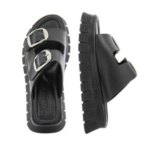 Women`s Flat Slippers CARLO FABIANI-420.97  BLACK
