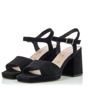 Woman`s Heeled Sandals TAMARIS-1-1-28374-20 001  BLACK