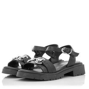 Women`s Flat Sandals CARLO FABIANI-252.26522  R26 BLACK