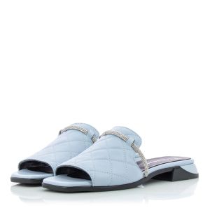 Women`s Flat Slippers CARLO FABIANI-040.310  R068 SKY