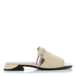 Women`s Flat Slippers CARLO FABIANI-040.310  R012 BEIGE
