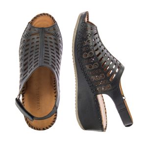 Women`s Comfort Sandals VERONELA-128.21  R01 BLACK
