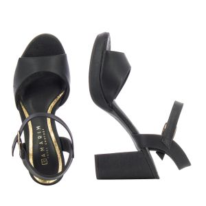 Дамски сандали на ток RAMARIM - 2033201-6  BLACK/BLACK/BLACK