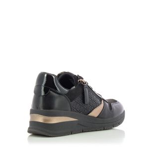 Women`s Sneakers TAMARIS-1-1-23702-21  BLACK/COPPER