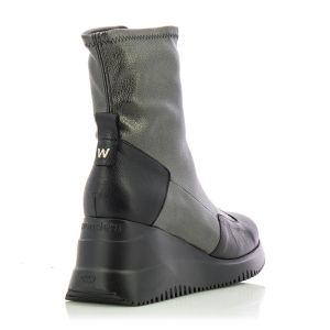 Women`s Platform Boots WONDERS-G-6614 INDIA NEGRO/ARTEMIS PLOMO