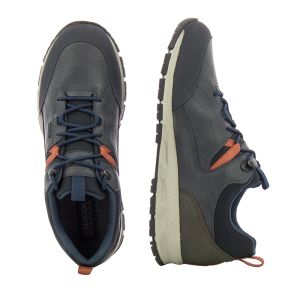 Men`s Running Shoes GEOX-U360MC U DORAY B ABX NAVY/DK ORANGE