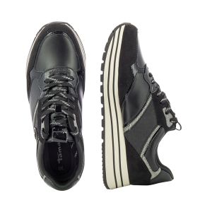 Women`s Sneakers TAMARIS-1-1-23706-21  BLACK COMB