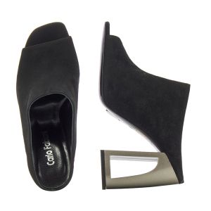 Women`s Slippers On CARLO FABIANI-64013-SS19 черен велур