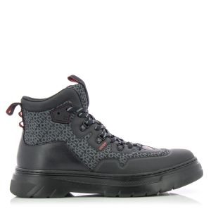 Men`s Boots HUGO-50503942 URIAN_HALB_MX  BLACK