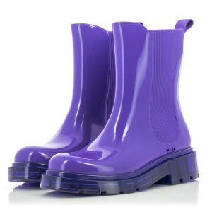 Women`s Rubber Boots PETITE JOLIE-PJ6782 J-LASTIC  PURPLE/TRANSLUCENT PURPLE