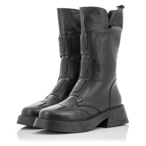 Women`s Boots CARLO FABIANI-99 CRAZY HI BLACK