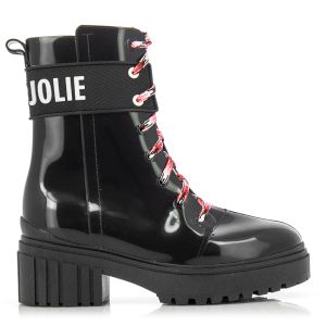 Women`s Rubber Boots PETITE JOLIE-PJ6885 J-LASTIC  BLACK/BLACK