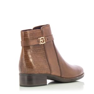 Women`s Flat Ankle Boots TAMARIS-1-25047-41 305 COGNAC
