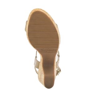 Women`s Sandal On Top NERO GIARDINI-410930 tortora