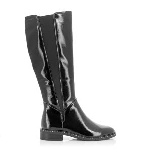Flat Boots TAMARIS-1-25518-41 018 BLACK PATENT