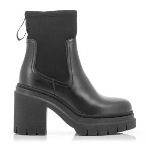 Women`s Boots On HUGO-50504745 KRIS_HEELBT90_LTLY  BLACK