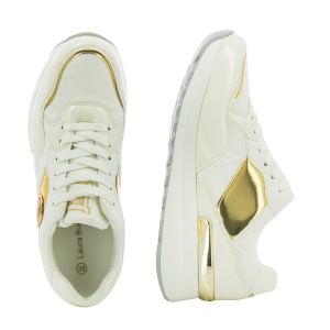 Women`s Sneakers LAURA BIAGIOTTI-8203 -WHITE
