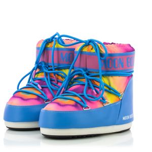 Women`s Sports Ankle Boots MOON BOOT-14094200 ICON LOW TIE DYE BLUE