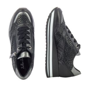 Women`s Sneakers Soffices Sogno-132870 -NERO
