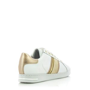 Womwn`s Sneakers GEOX-D361BE 239 D JAYSEN WHITE/LT GOLD