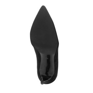 Women`s Heeled Boots CARLO FABIANI-64001-AW18 черен велур