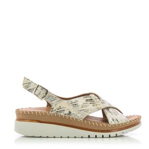 Women`s Sandals On Platform VERONELA-148.0141 CRISPY Beige 26
