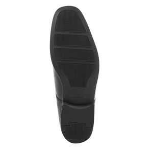 Мъжки офис обувки CLARKS - 26110350 TILDEN PLAIN BLACK LEATHER