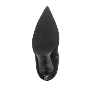 Women`s Heeled Boots CARLO FABIANI-64721-AW18 черен велур