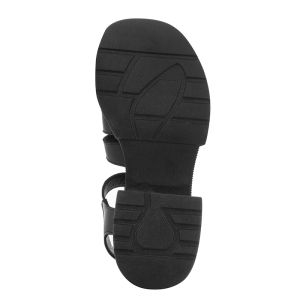 Women`s Sandals On Top CARLO FABIANI-252-29900 TRENDY LOW BLACK