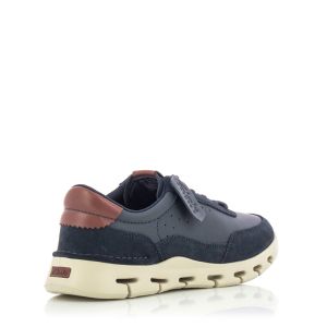 Men`s Sneakers CLARKS-26176762 NATURE X ONE NAVY LEATHER