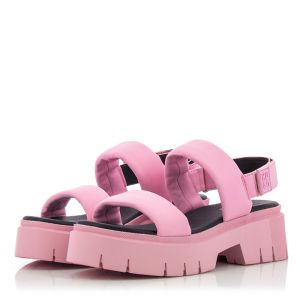 Women`s Flat Sandals HUGO-50517374 KRISSANDAL_  MEDIUM PINK