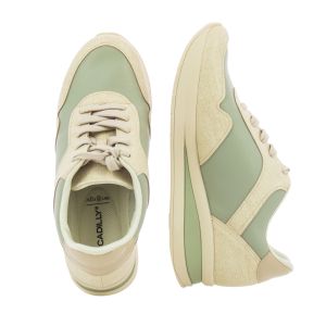 Women`s Sneakers PICCADILLY-996048 NATURAL/MENTA