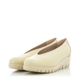 Women`s Platform Shoes WONDERS-C-33100 FLY CREAM