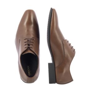 Men`s Office Shoes GEOX-U0299B 239 UOMO HIGH LIFE DK COGNAC