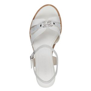 Women`s Platform Sandals TAMARIS-1-28010-42-100 WHITE