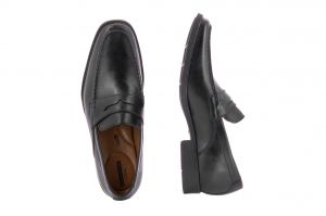 Мъжки класически обувки без връзки CLARKS - 26131583-blackss18