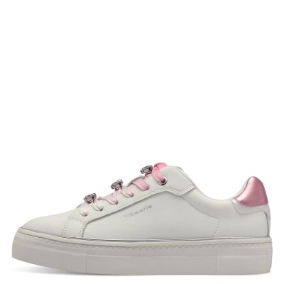 Дамски Сникърс TAMARIS - 1-23751-44-153 WHITE/PINK