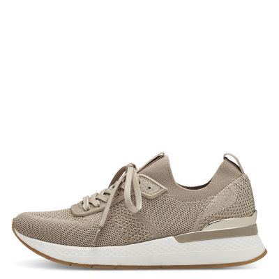 Woman`s Sneakers TAMARIS-1-23712-42-498 IVORY METALLIC