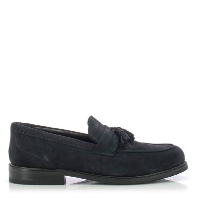 Мъжки Лоуфър CLARKS - 26181364 CRAFTARLO STEP NAVY SUEDE