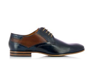 Мъжки класичевски обувки BUGATTI - 25207-d.blue/cognacss18